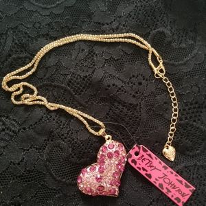 Betsey Johnson Heart Necklace